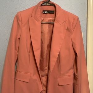 Zara pink blazer